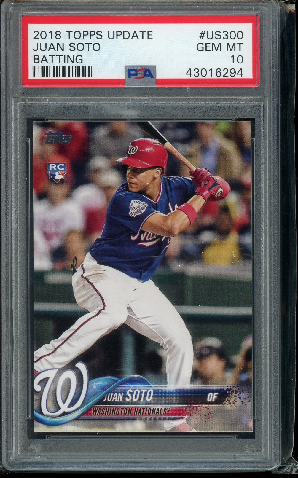 2018 Topps Update Series - [Base] #US300.1 - Juan Soto (Vertical