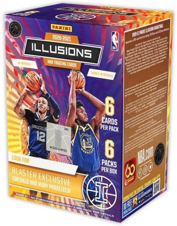 2020-21 Panini Illusions Basketball 6-Pack Blaster Box