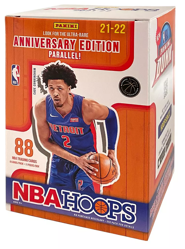 2021-22 Panini NBA Hoops Basketball 11-Pack Blaster Box