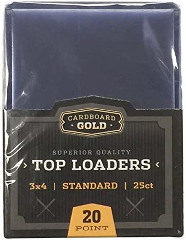 Cardboard Gold - Standard Top Loaders 3" x 4" - 25 count