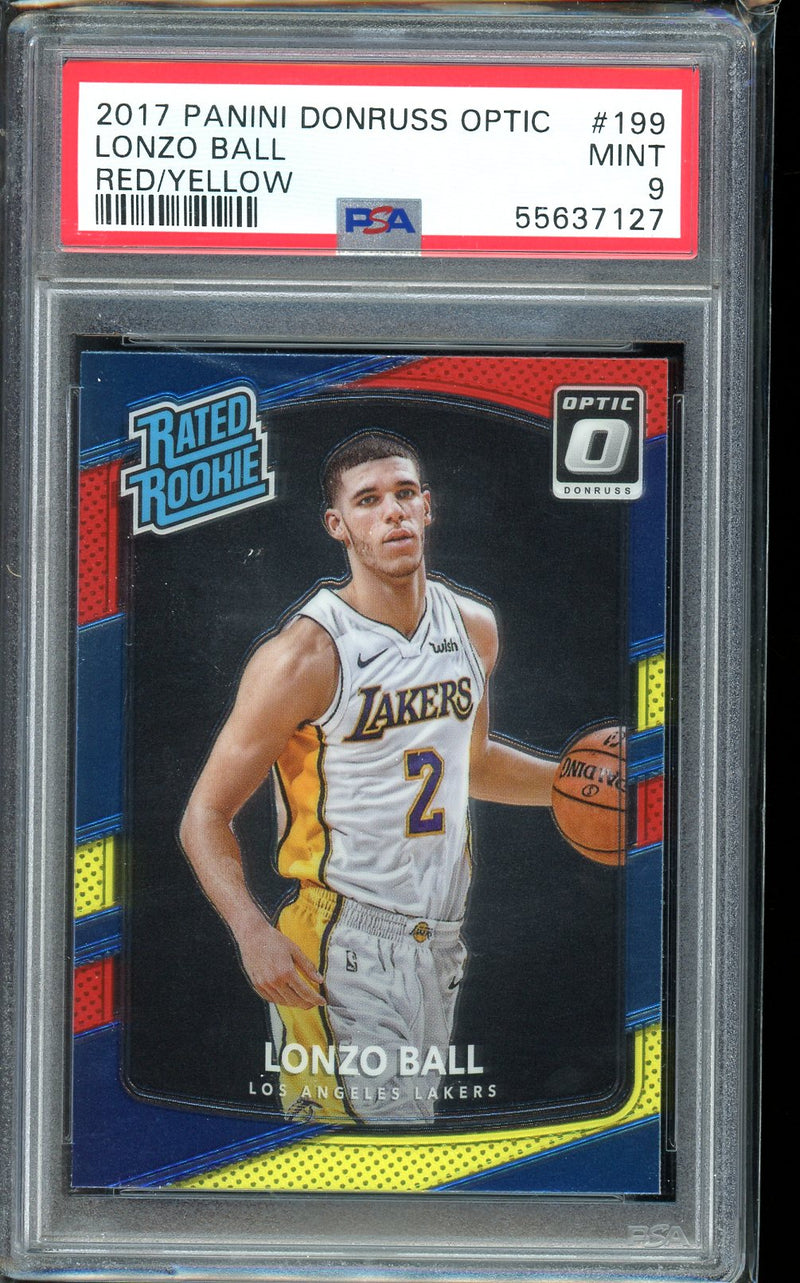 Lonzo Ball - 2017 Panini Donruss Optic