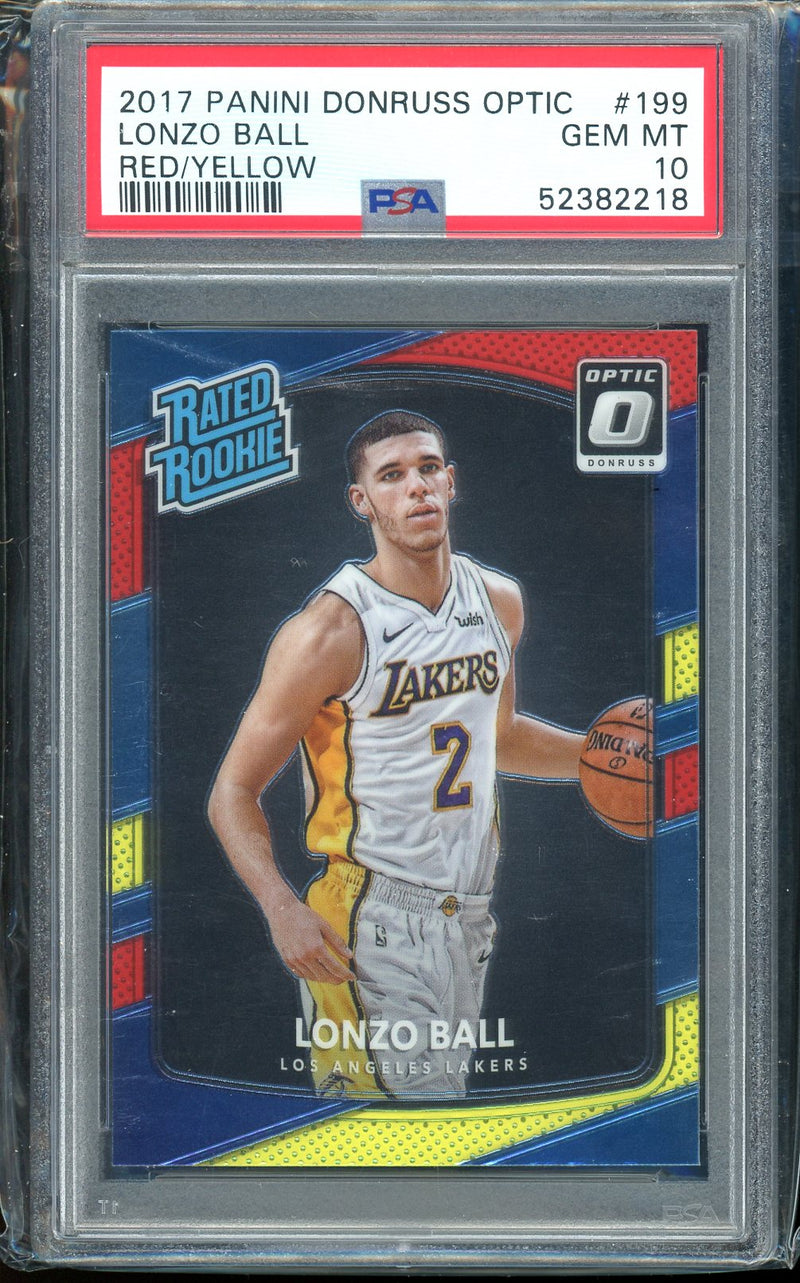 Lonzo Ball - 2017 Panini Donruss Optic