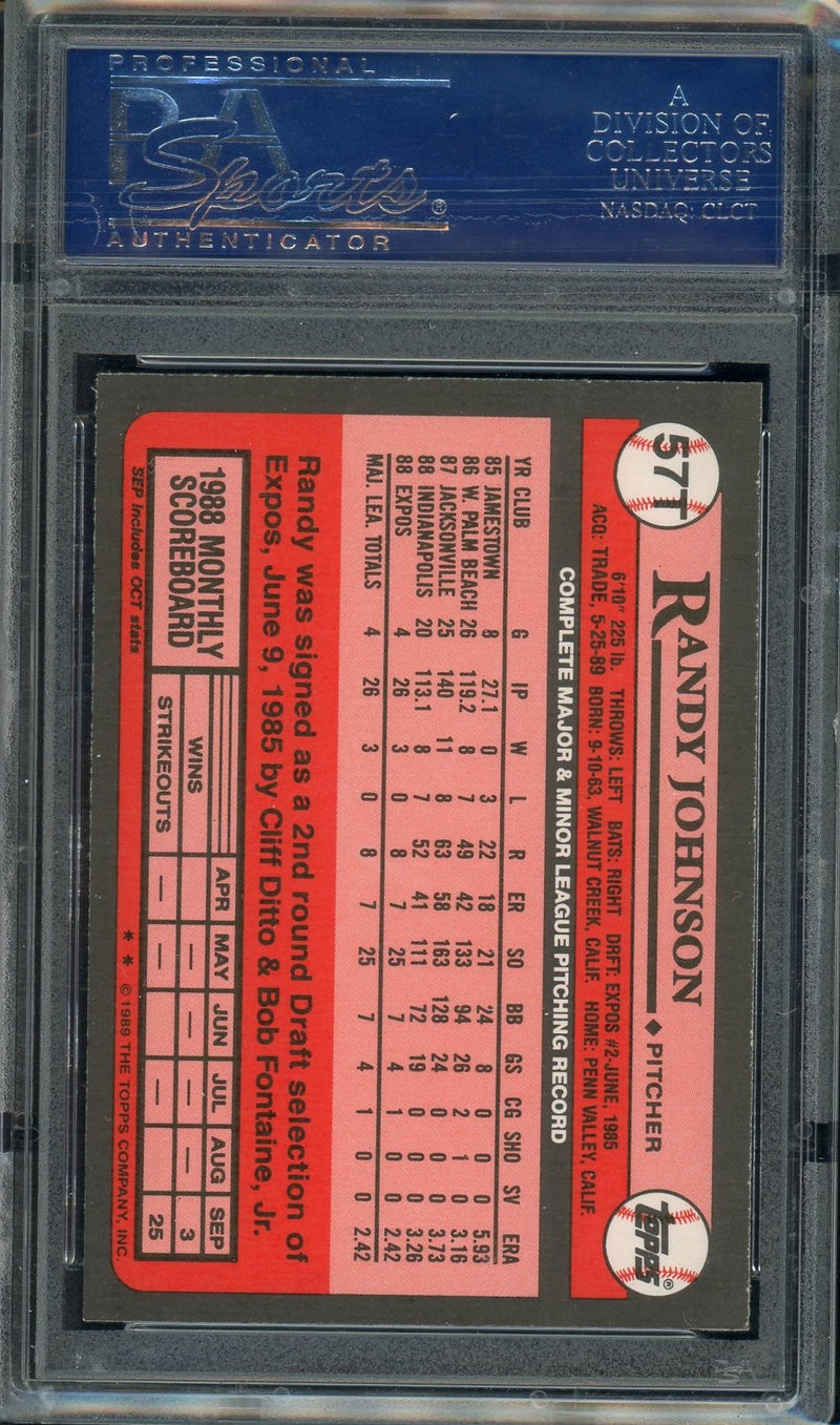 Randy Johnson - 1989 Topps Traded