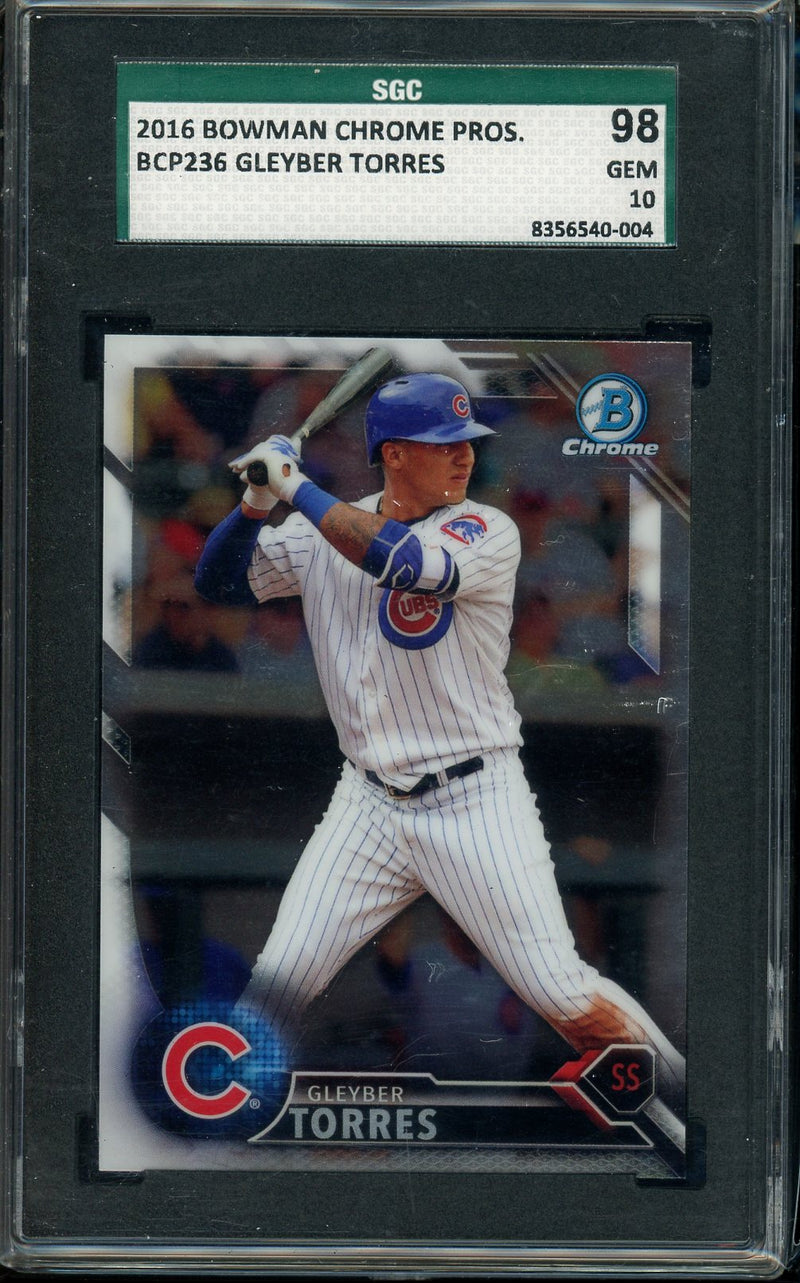 Gleyber Torres - 2016 Bowman Chrome Prospects