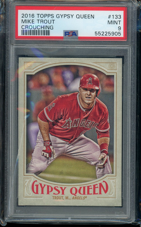 Mike Trout - 2016 Topps Gypsy Queen #133 - PSA 9