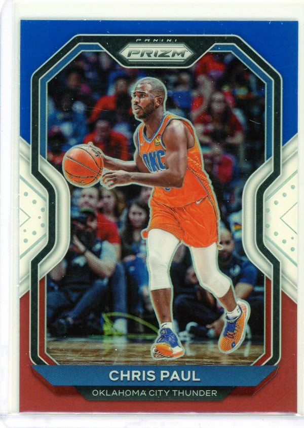 Chris Paul - 2020-21 Panini Prizm #93 - Red White and Blue Prizm