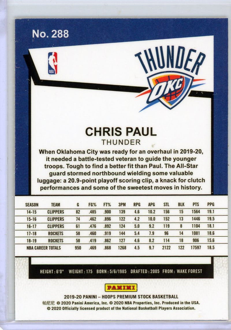 Chris Paul - 2019-20 NBA Hoops Premium Stock