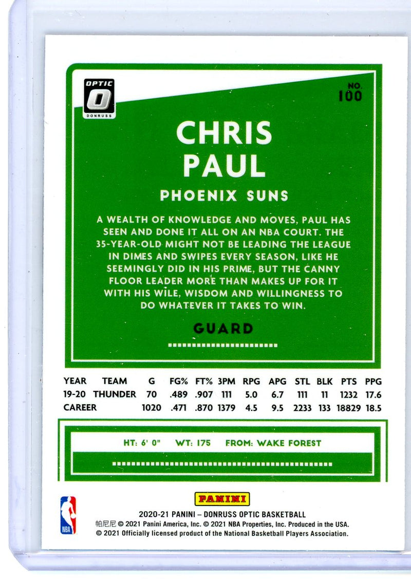 Chris Paul - 2020-21 Donruss Optic