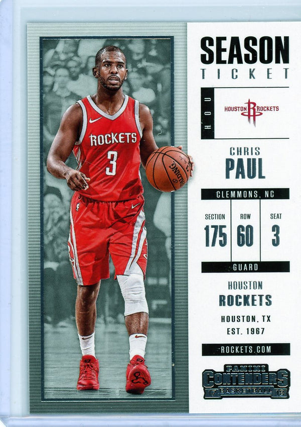 Chris Paul - 2017-18 Contenders #38 - Base