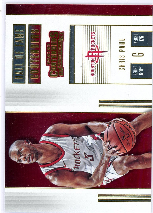 Chris Paul - 2017-18 Contenders #14 - Hall of Fame