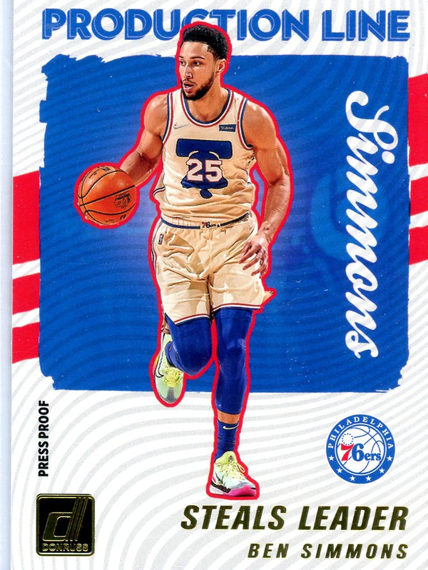 Ben Simmons - 2021-22 Donruss #8 - Production Line