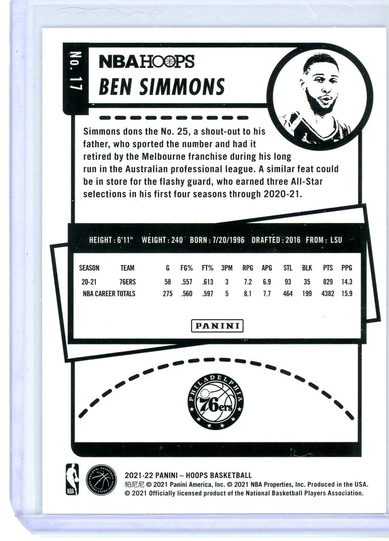 Ben Simmons - 2021-22 NBA Hoops