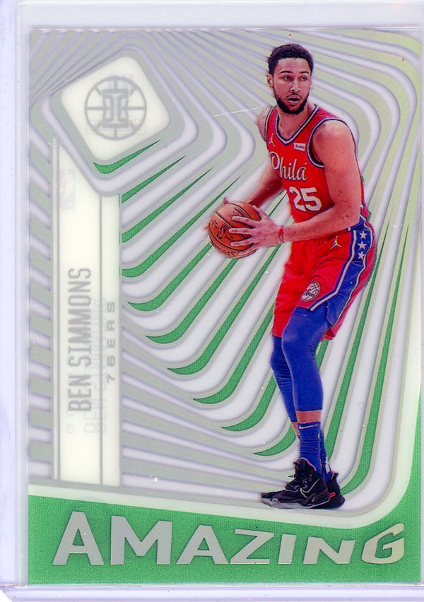 Ben Simmons - 2020-21 Illusions #8 - Green Amazing