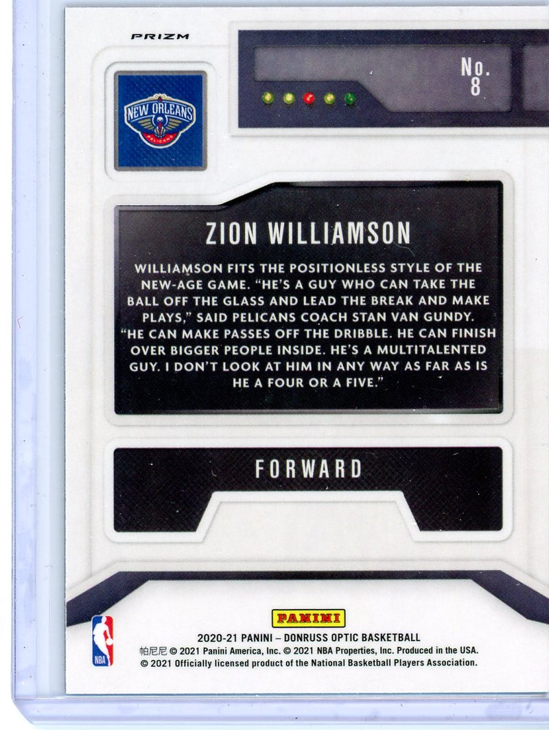 Zion Williamson - 2020-21 Donruss Optic