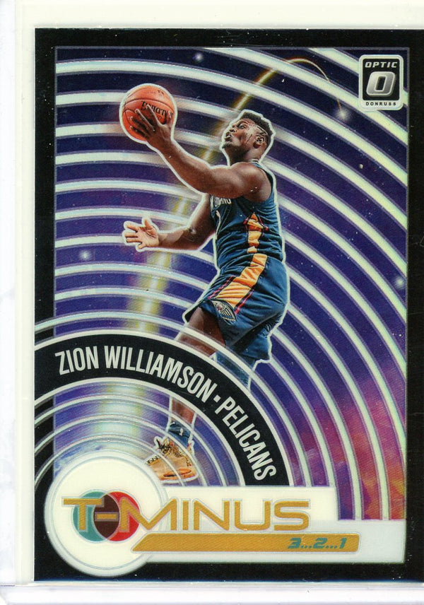 Zion Williamson - 2020-21 Donruss Optic #8 - Silver Prizm T Minus