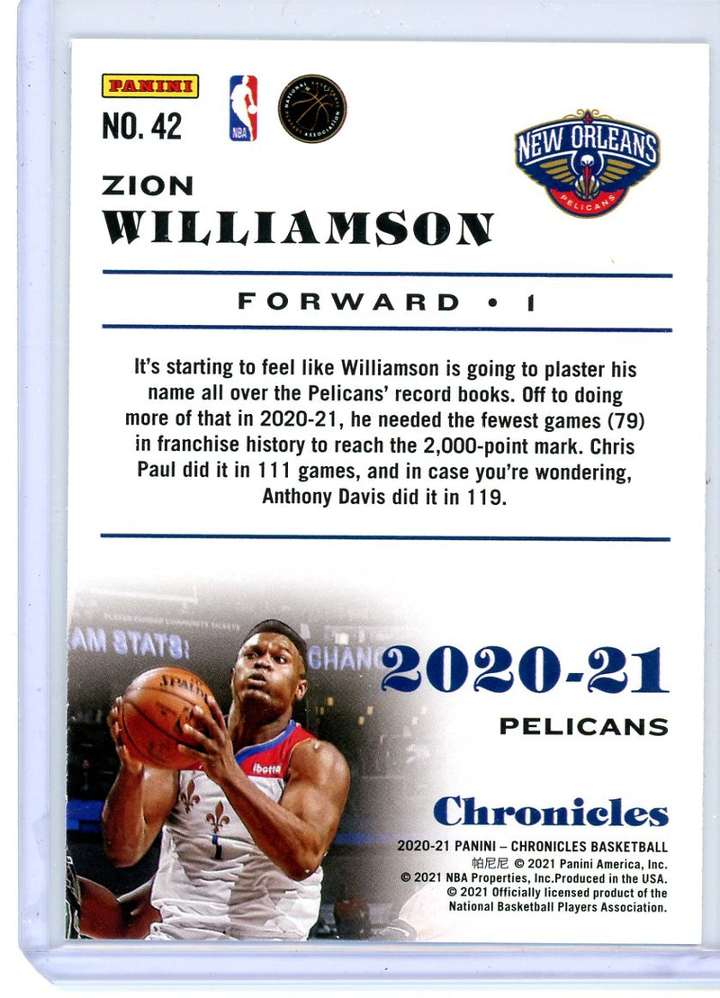 Zion Williamson - 2020-21 Chronicles