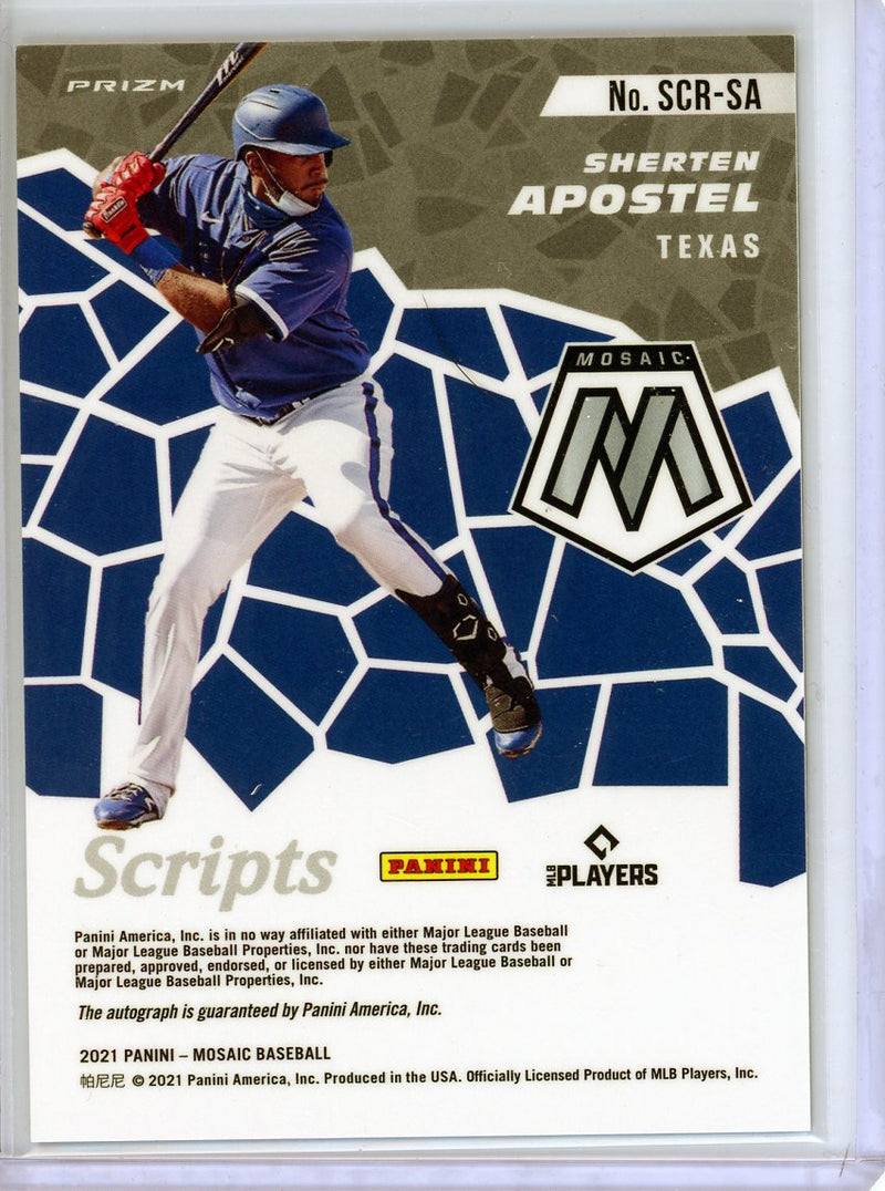 Sherten Apostel - 2021 Mosaic Baseball