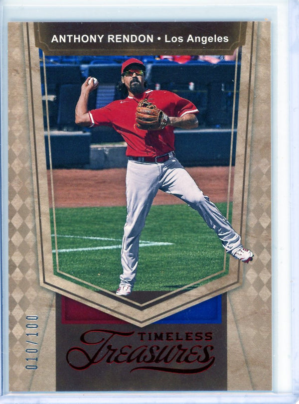 Anthony Rendon - Chronicles Timeless Treasures #19 - Red Parallel 10/100