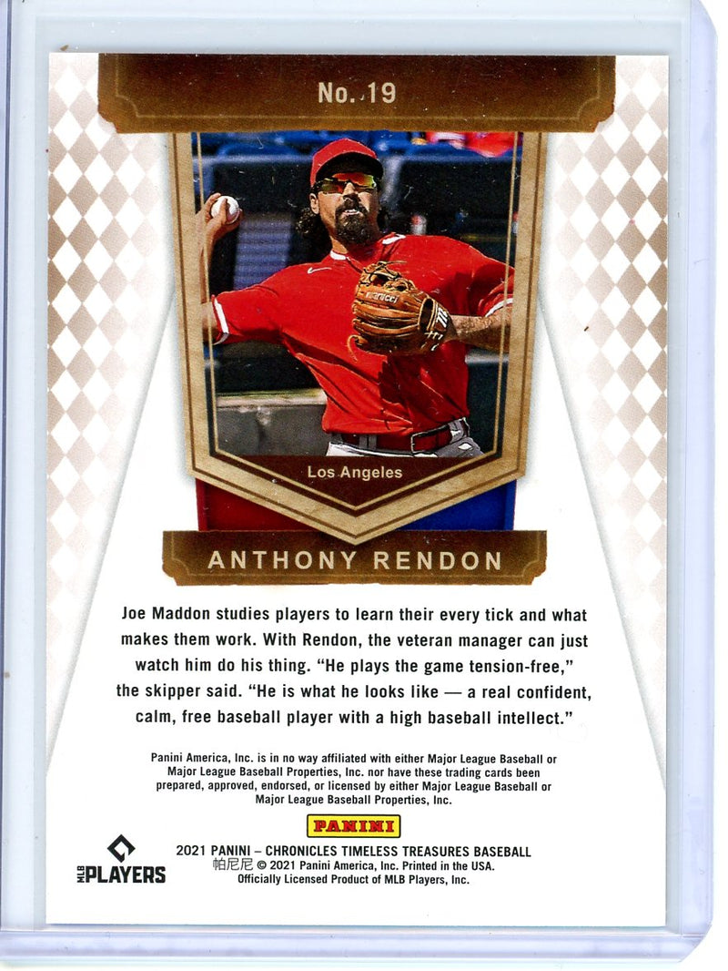 Anthony Rendon - Chronicles Timeless Treasures