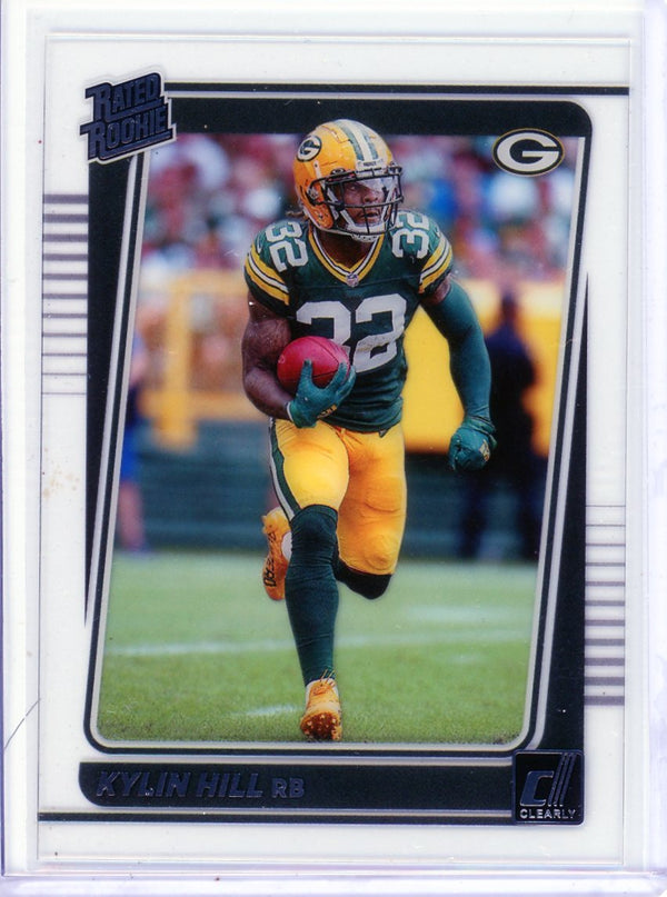 Kylin Hill - 2021 Clearly Donruss #98 -  Rated Rookie Card