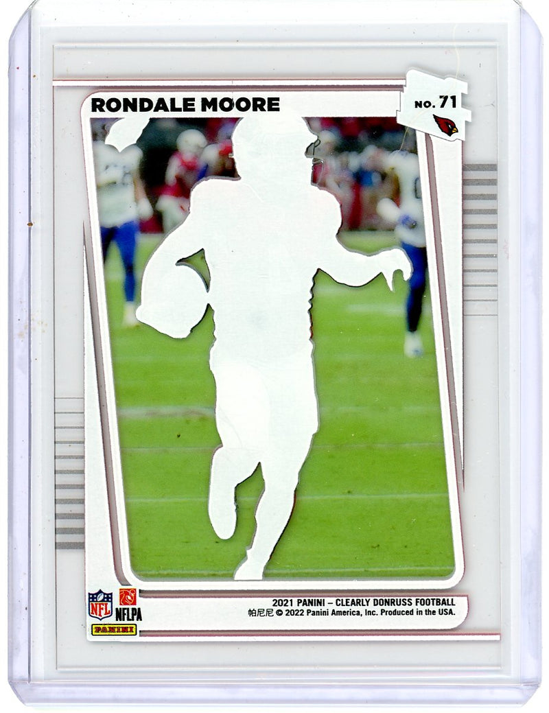 Rondale Moore - 2021 Clearly Donruss