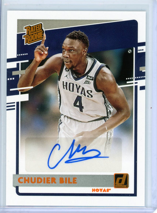 Chudier Bile - 2021 Chronicles Donruss Draft Picks #RR-CBI - RC Autograph