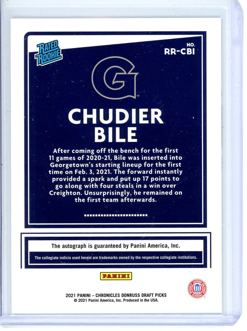 Chudier Bile - 2021 Chronicles Donruss Draft Picks