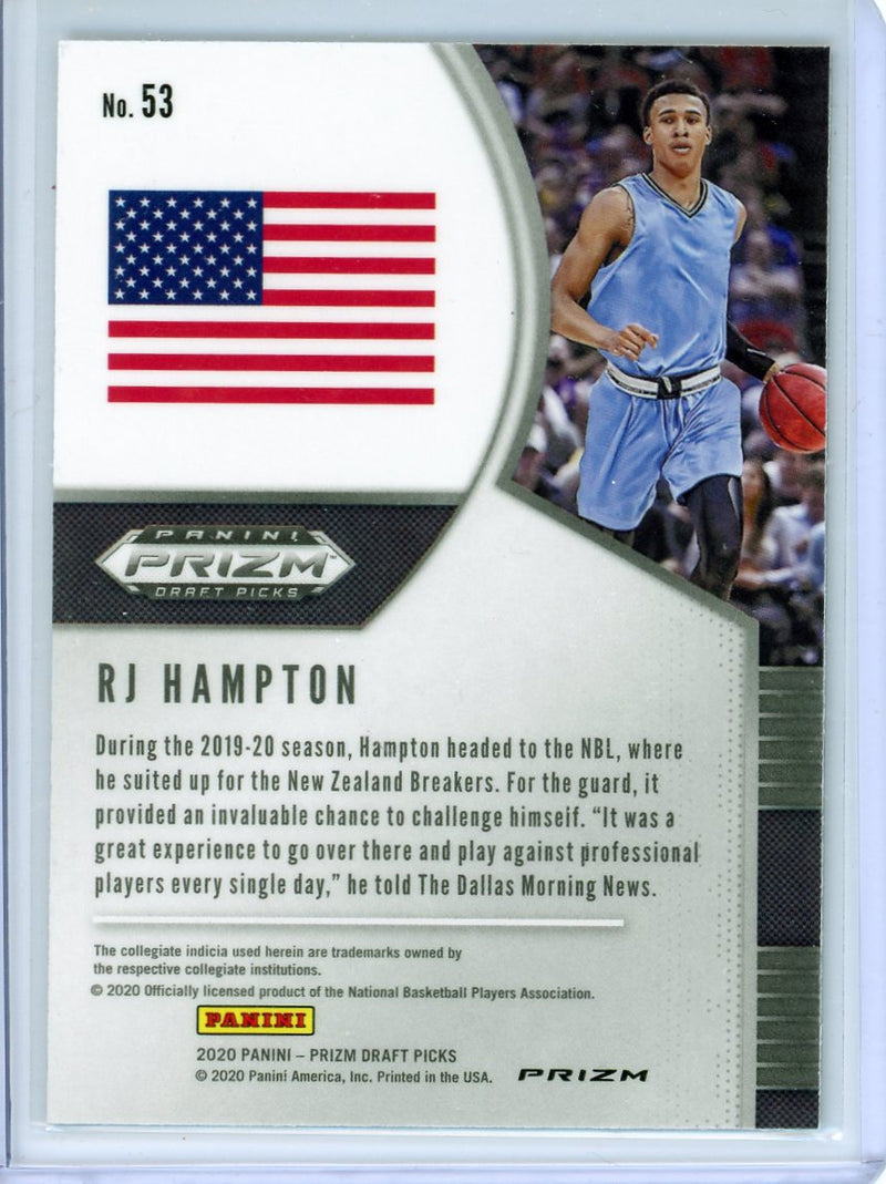 RJ Hampton - 2020-21 Prizm Draft Picks