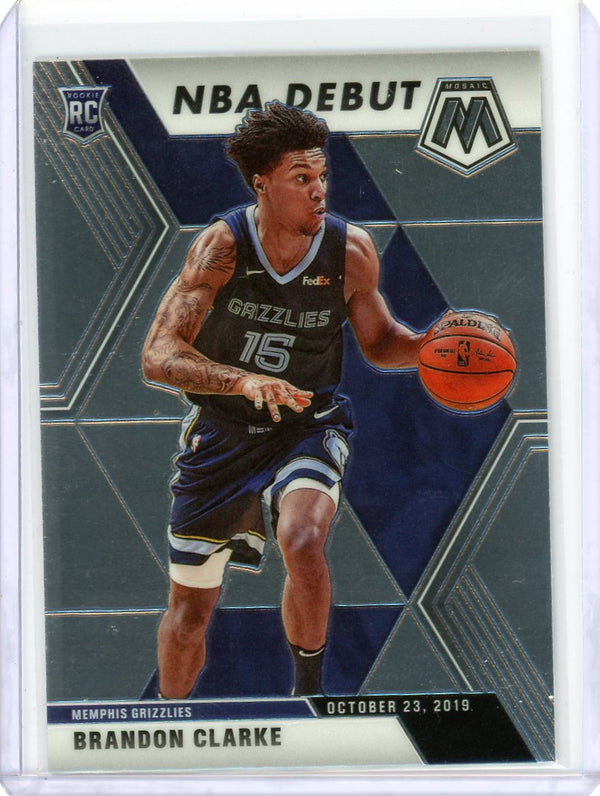 Brandon Clarke - 2019-20 Mosaic #277 - NBA Debut Rookie Card