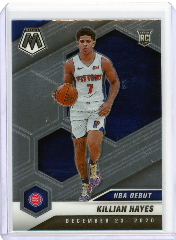 Killian Hayes - 2020-21 Mosaic #270 - NBA Debut Rookie Card