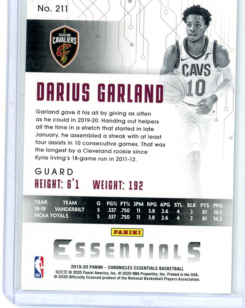 Darius Garland - 2019-20 Chronicles Essentials