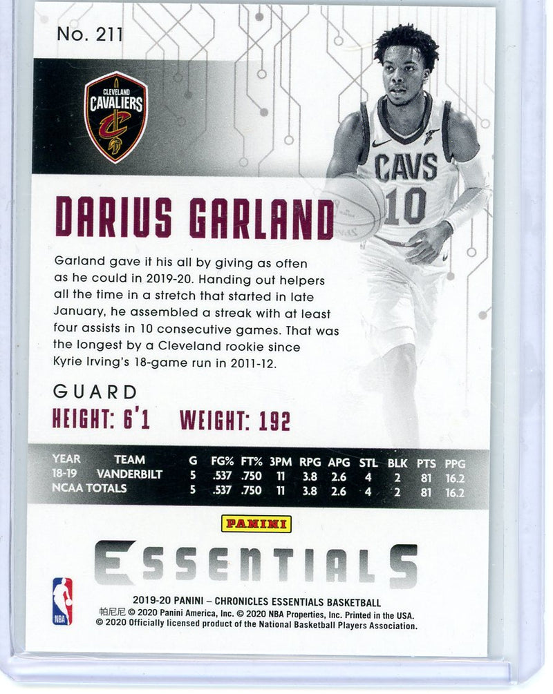 Darius Garland - 2019-20 Chronicles Essentials