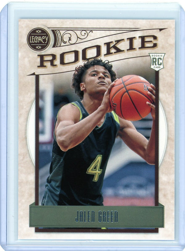 Jalen Green - 2021 Chronicles Legacy  Draft Picks #338 - Rookie Card