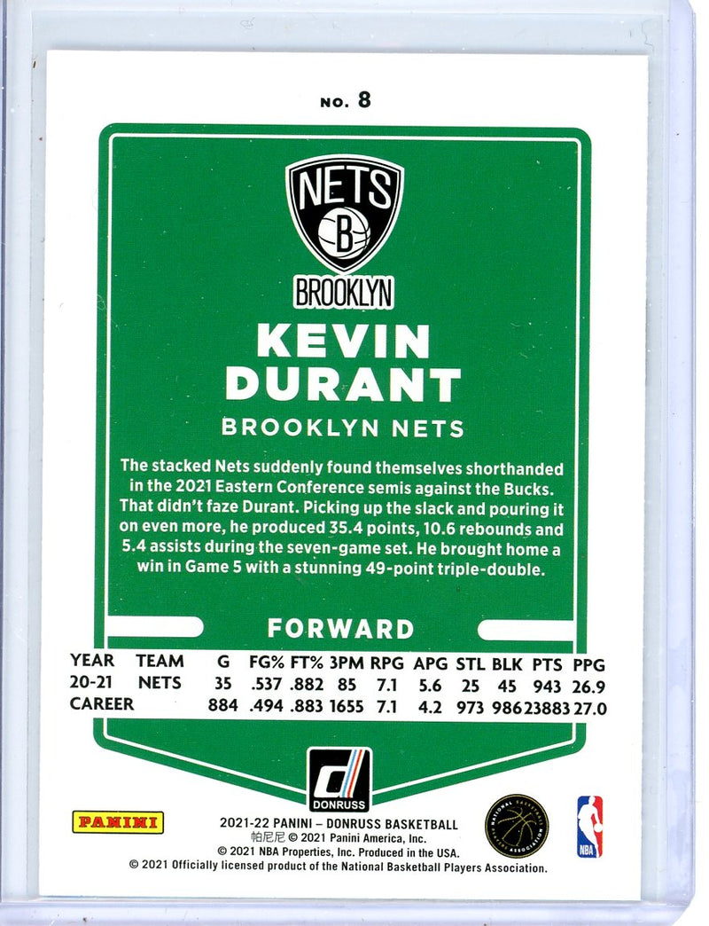 Kevin Durant - 2021-22 Donruss