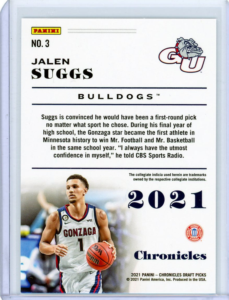 Jalen Suggs - 2021 Chronicles Draft Picks