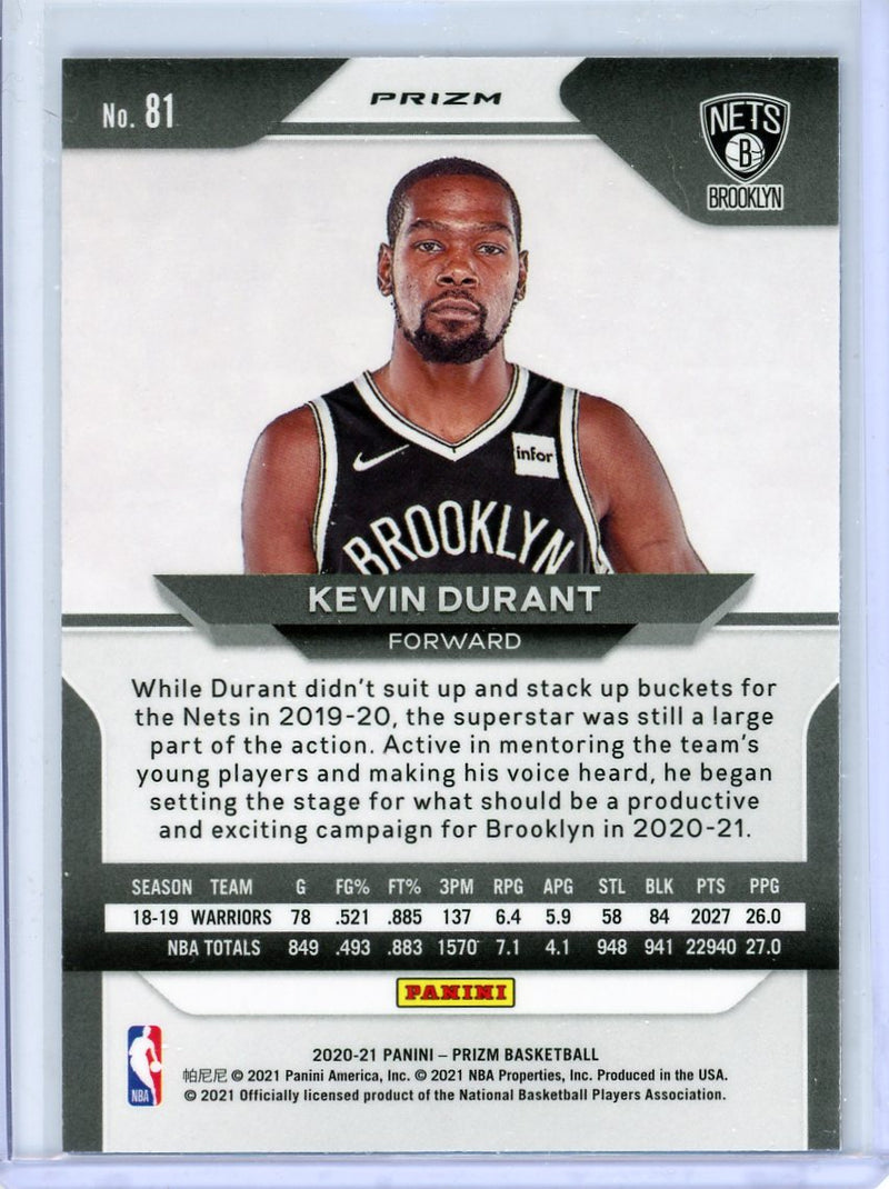 Kevin Durant - 2020-21 Panini Prizm