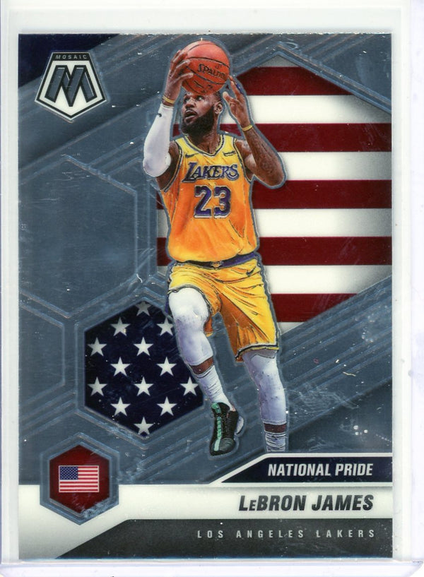 Lebron James - 2020-21 Panini Mosaic #247 - National Pride