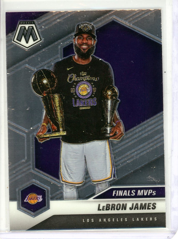 Lebron James - 2020-21 Panini Mosaic #297 - Finals MVP