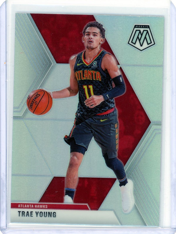 Trae Young - 2019-20 Mosaic #182 - Silver Prizm