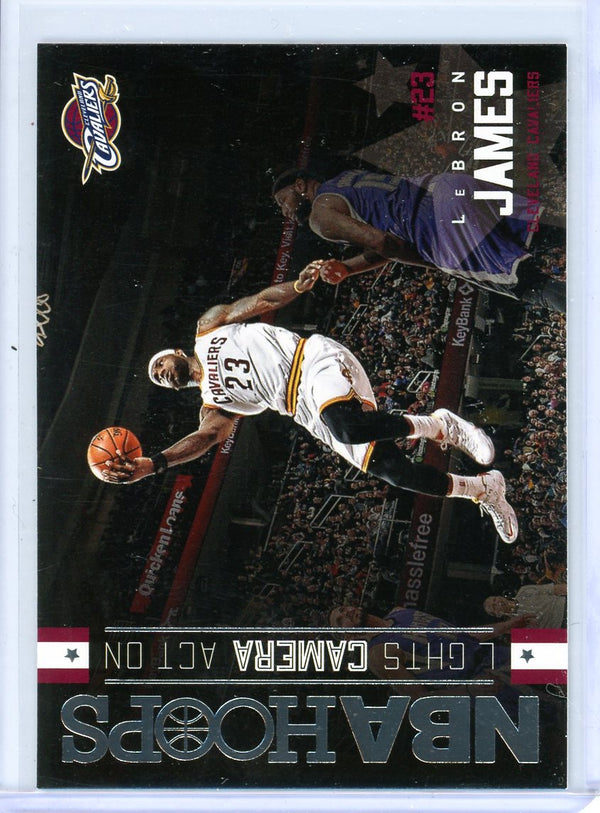 Lebron James - 2015-16 NBA Hoops #31 - Lights, Camera, Action