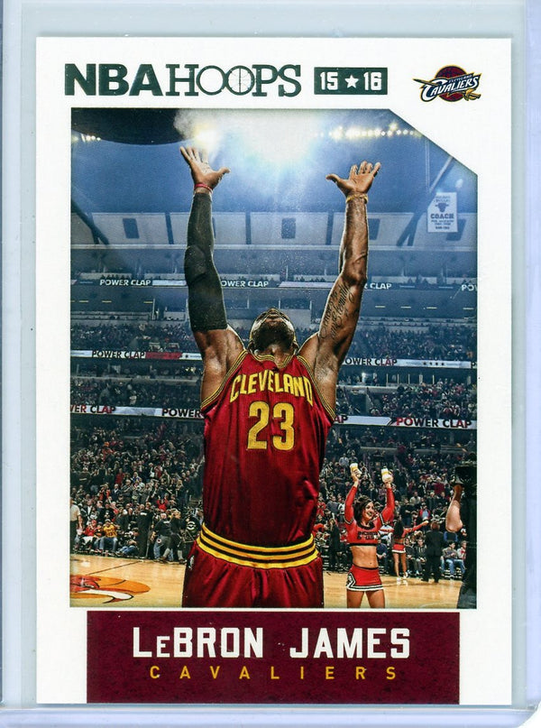 Lebron James - 2015-16 NBA Hoops #14 - Base