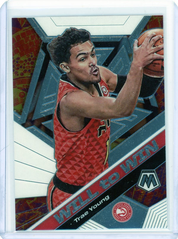 Trae Young - 2019-20 Mosaic #11 - Will to Win