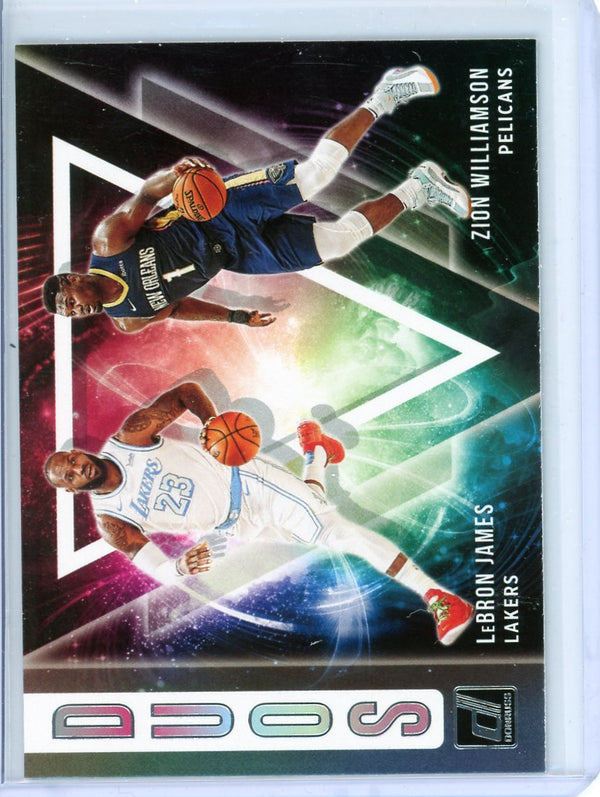 Lebron James / Zion Williamson - 2021-22 Donruss #1 - Duos