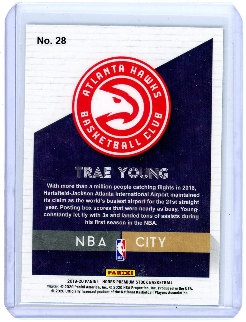 Trae Young - 2019-20 Hoops Premium Stock