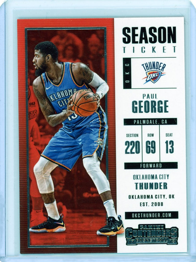 Paul George - 2017-18 Contenders