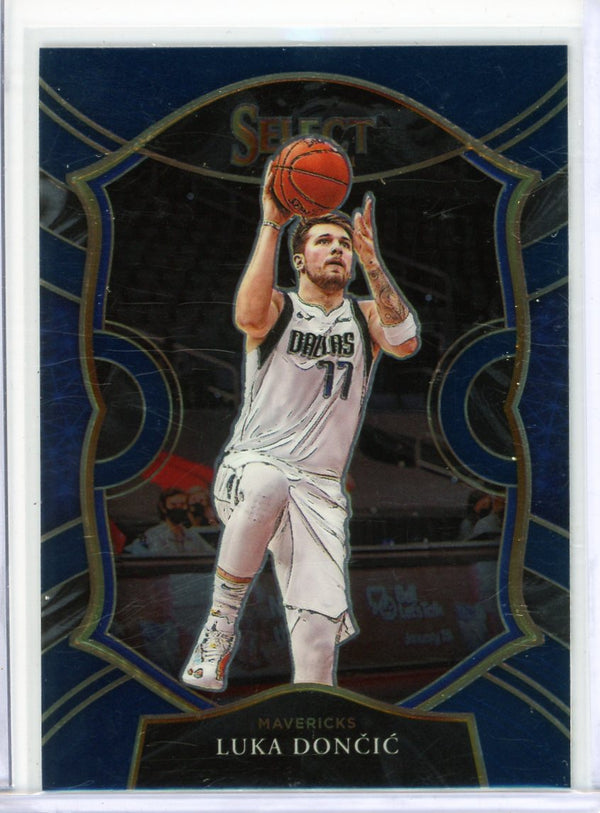 Luka Doncic - 2020-21 Panini Select #15 - Concourse Blue