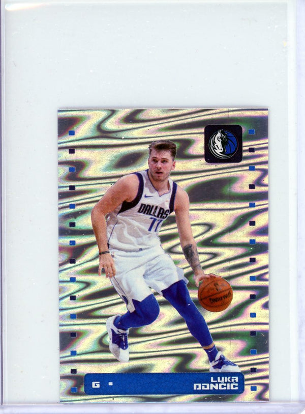 Luka Doncic - 2019 Panini NBA Mini Sticker Collection #294 - Silver Holo