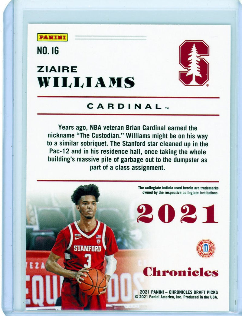 Ziaire Williams - 2021 Chronicles Draft Picks