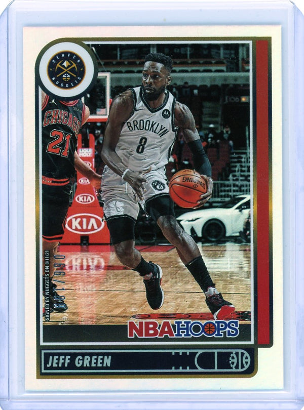 Jeff Green - 2021-22 NBA Hoops #117 - Silver Foil Numbered 66/199