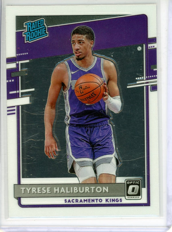 Tyrese Haliburton - 2020-21 Donruss Optic #162 - Rated Rookie Card